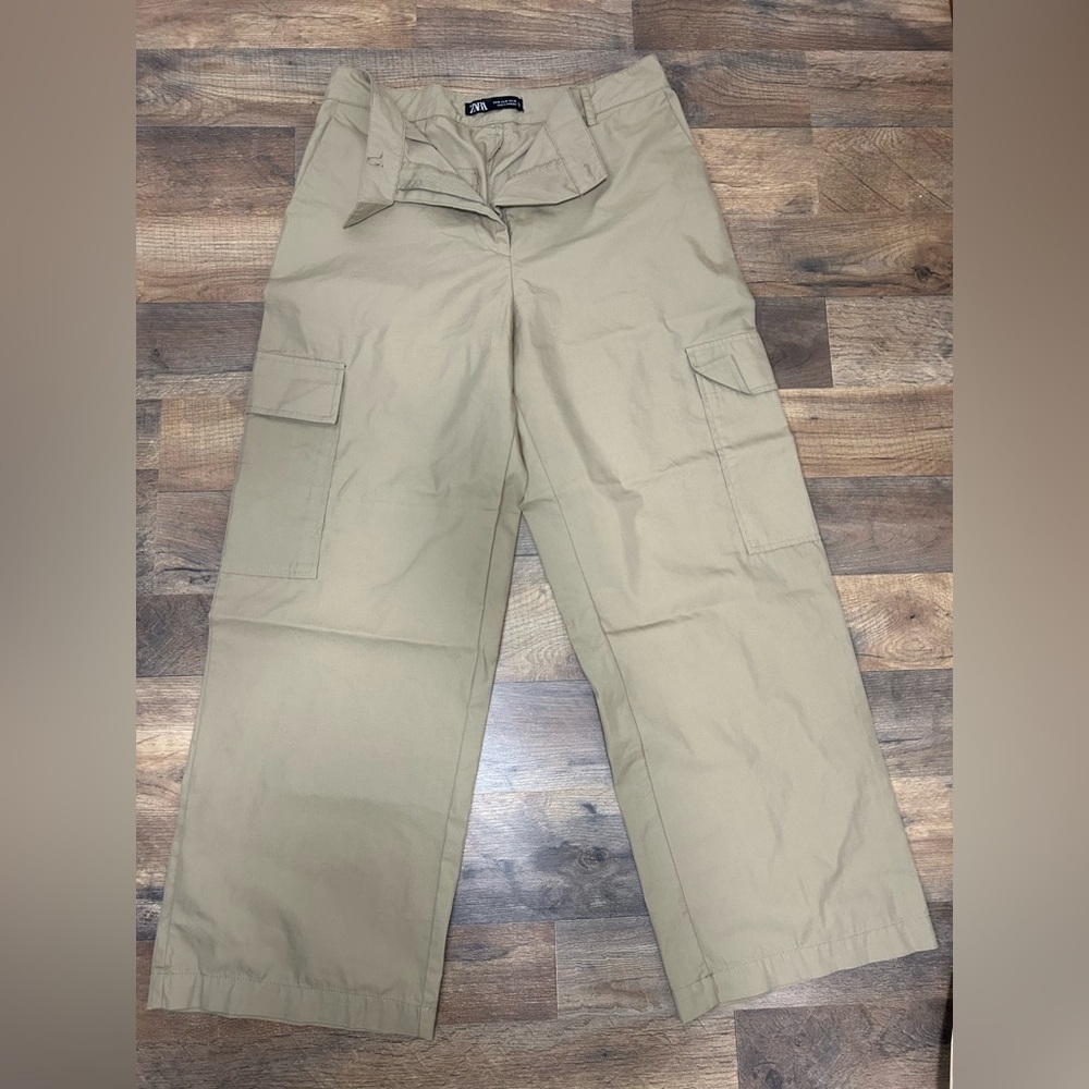 Zara Beige Casual Pants - Picture 5 of 7